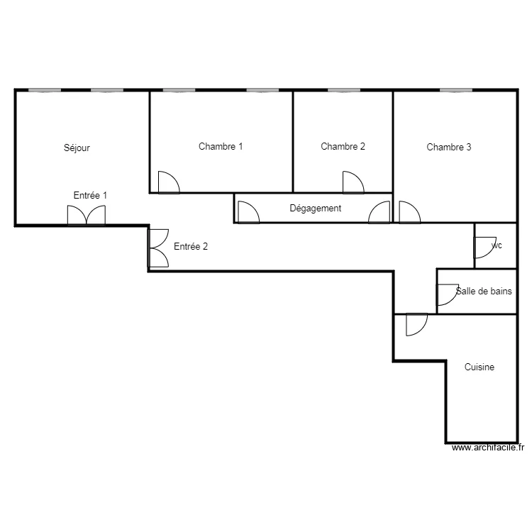Plan Cohen projet&eacute;. Plan de 