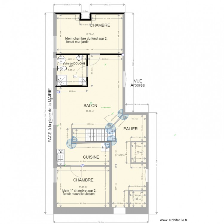 Appartement 1. Plan de 0 pièce et 0 m2