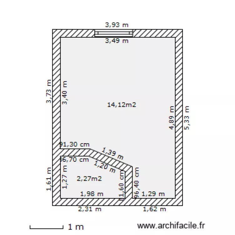 chambre. Plan de chambre. Plan de