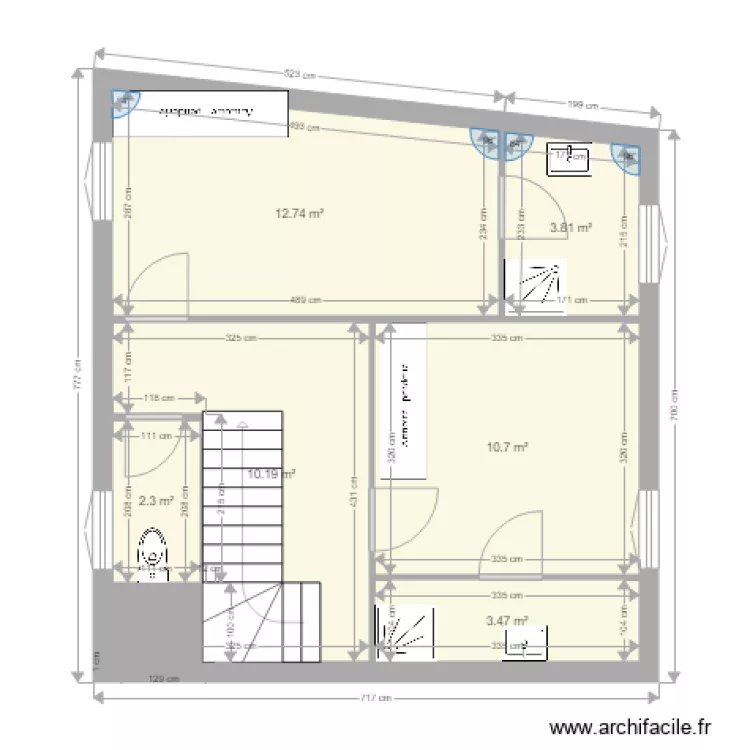 plan isaac belin taxo 1er &eacute;tage . Plan de 