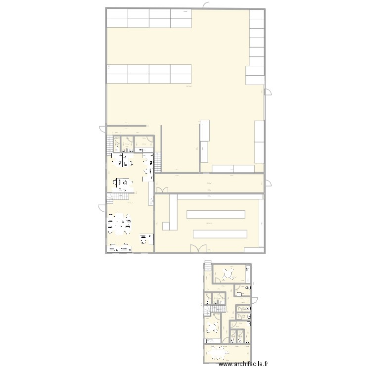 new layout with 20m width. Plan de 0 pièce et 0 m2