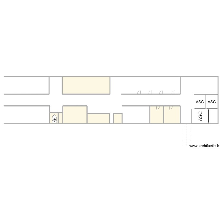 3eme étage. Plan de 0 pièce et 0 m2