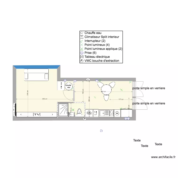 LOCAL VERSION T2. Plan de LOCAL VERSION T2. Plan de