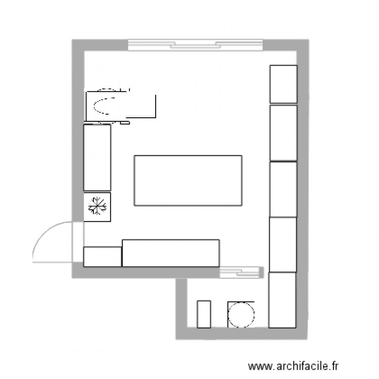 garage. Plan de 0 pièce et 0 m2