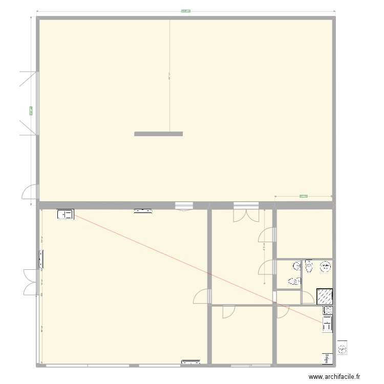 plan atelier plomberie. Plan de 0 pièce et 0 m2