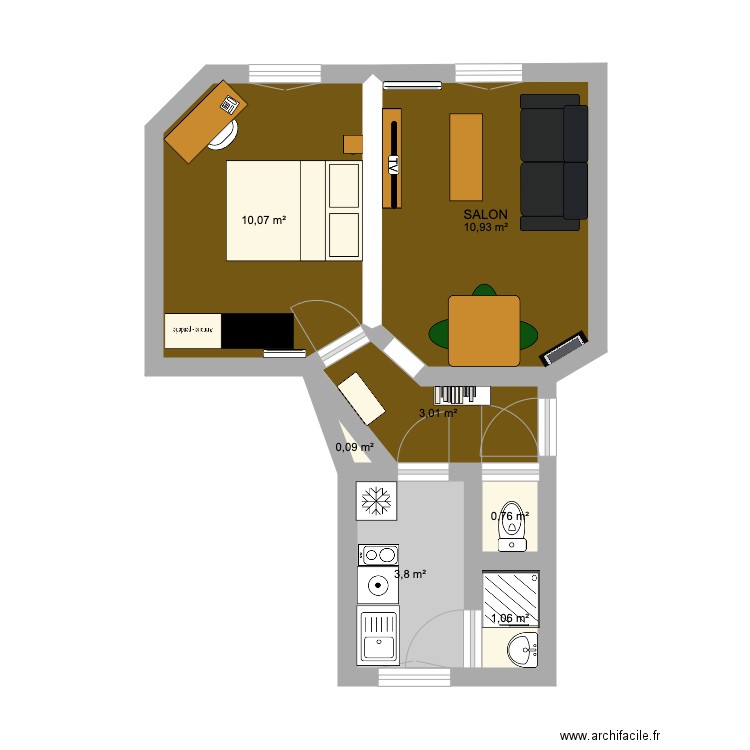 21 15. Plan de 0 pièce et 0 m2