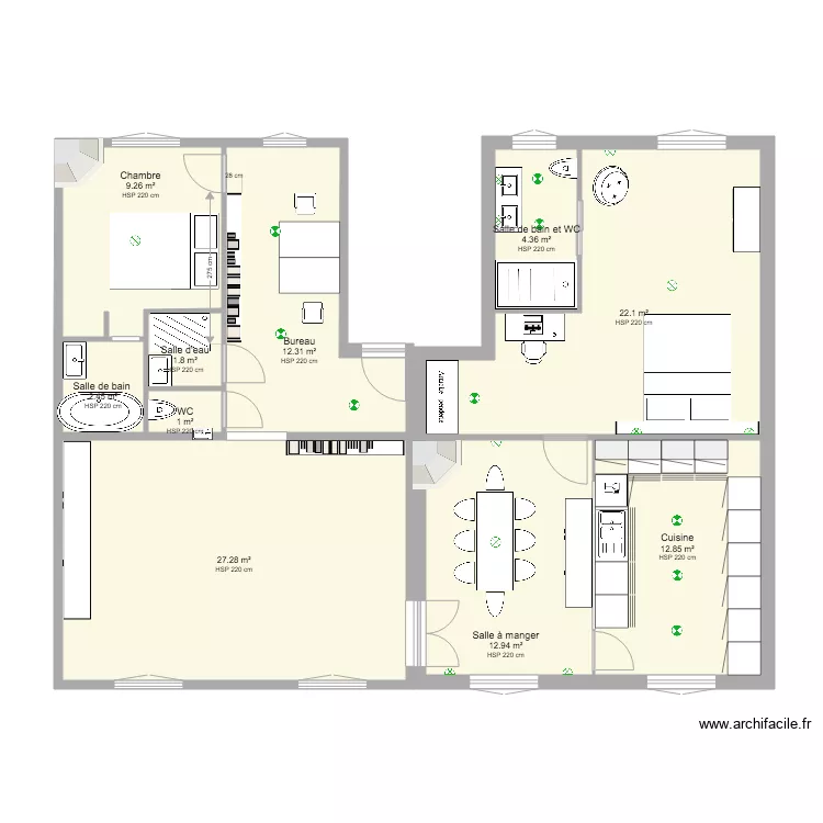 Pantin 2. Plan de 