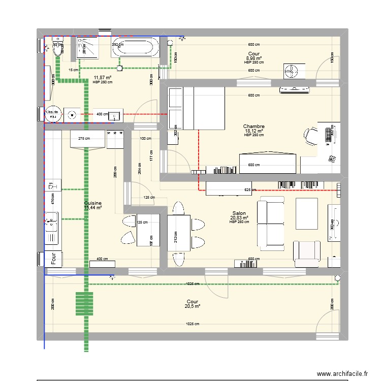Layhf f2. Plan de 0 pièce et 0 m2
