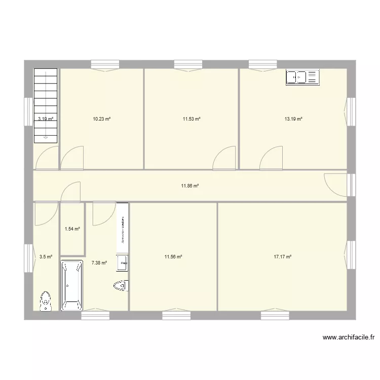 GRENIER Ste Agathe la B. Plan de GRENIER Ste Agathe la B. Plan de
