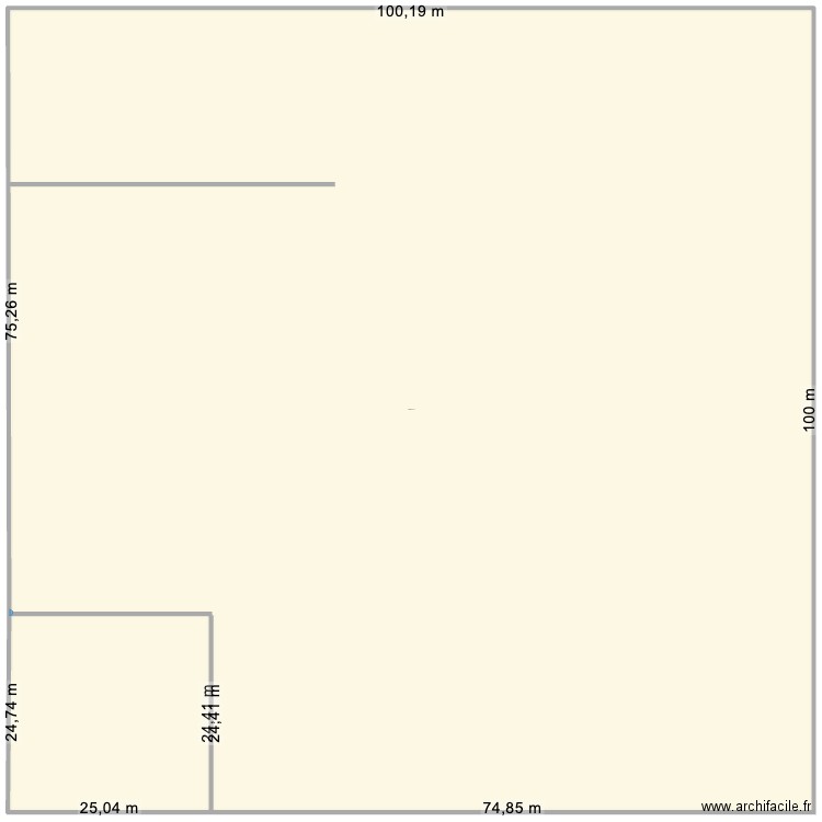 Plan duplex yakro. Plan de 1 pièce et 1414 m2
