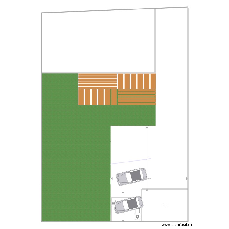 Plan de masse. Plan de 0 pièce et 0 m2