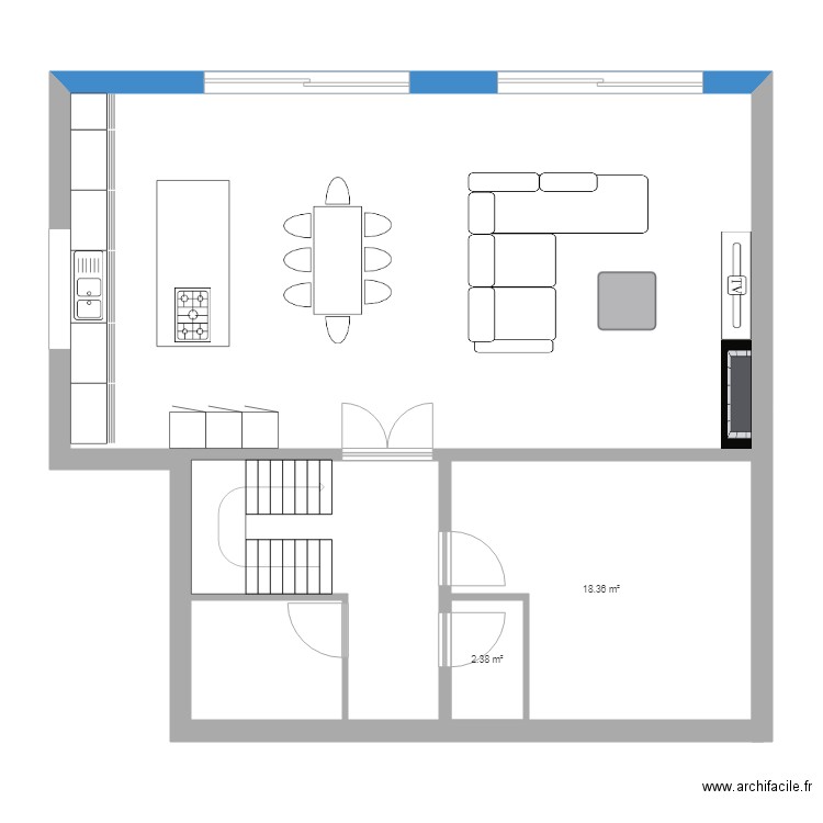 Rez jardin Plan dessiné par SE01 Rez jardin Plan dessiné par SE01
