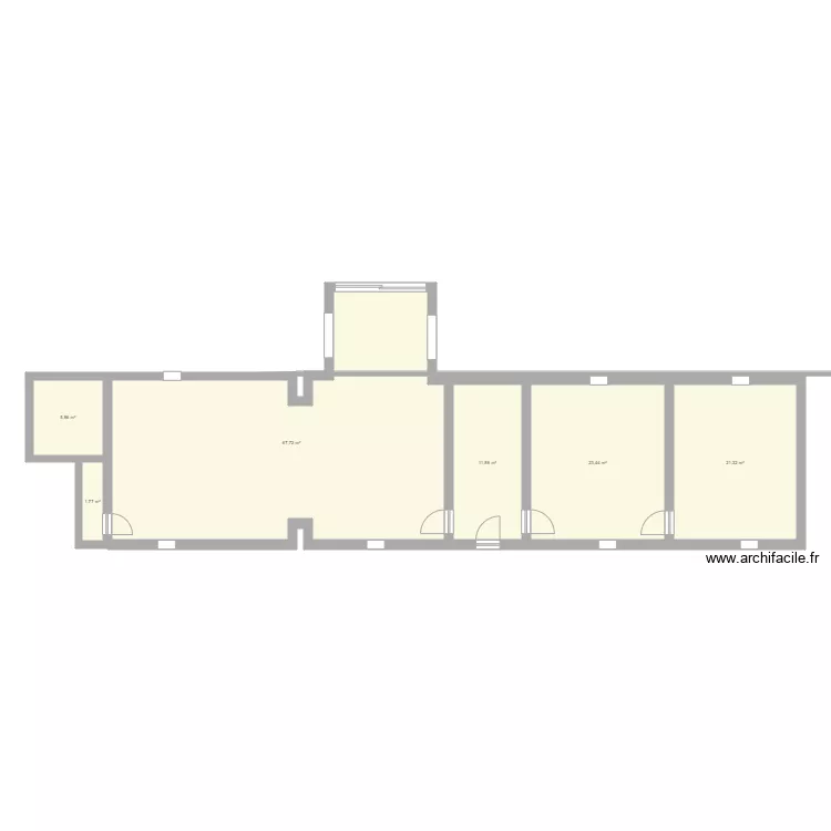 Maison. Plan de 