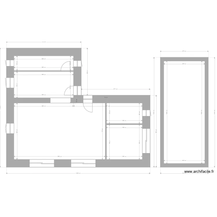 BERGERIE RDC 2 + 30% + SOUS SOL ELEVATION 1.30M. Plan de BERGERIE RDC 2 + 30% + SOUS SOL ELEVATION 1.30M. Plan de