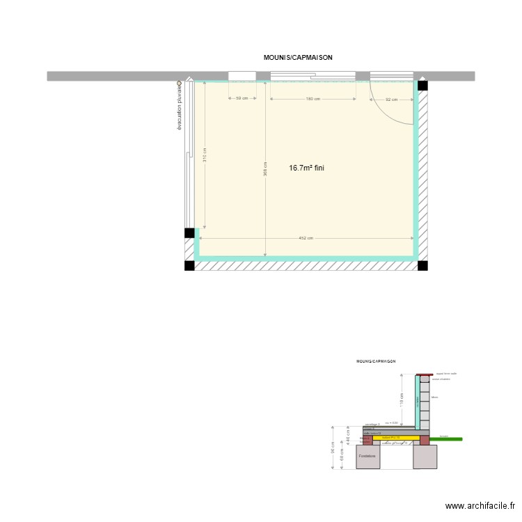 vue en plan definitif. Plan de 0 pièce et 0 m2