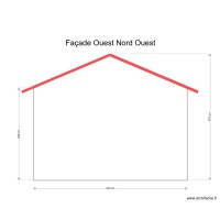 fa&ccedil;ade Ouest Nord Ouest
