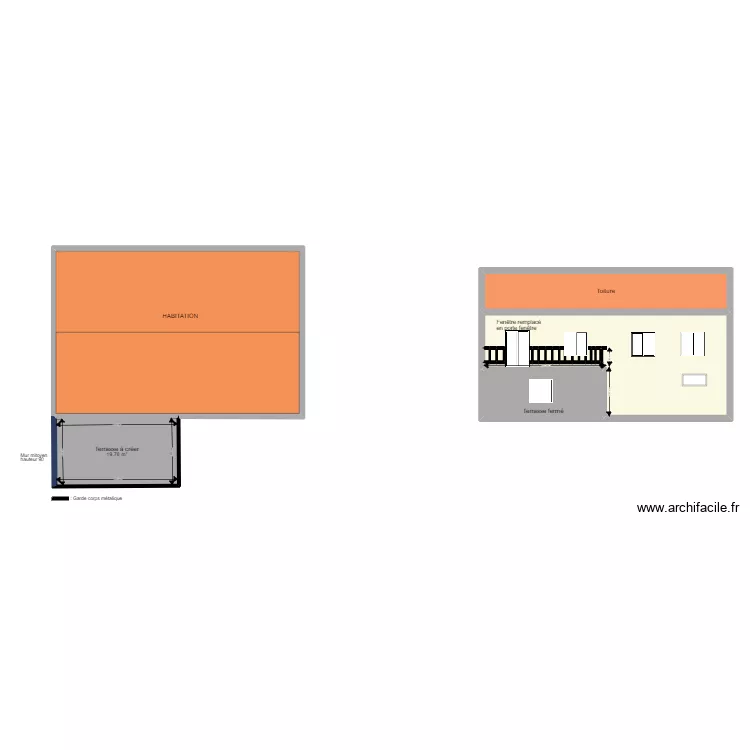 LENOIRE Etoges. Plan de 