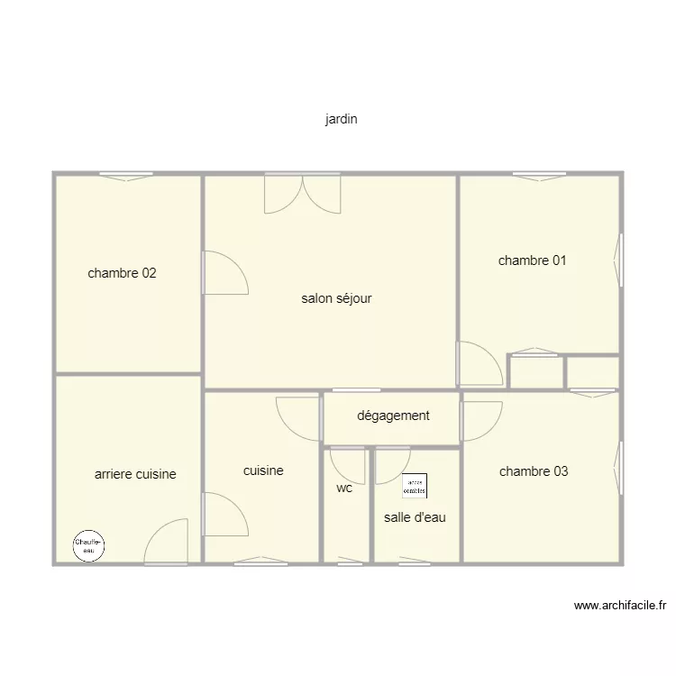 indivision byroteau am 1352. Plan de 