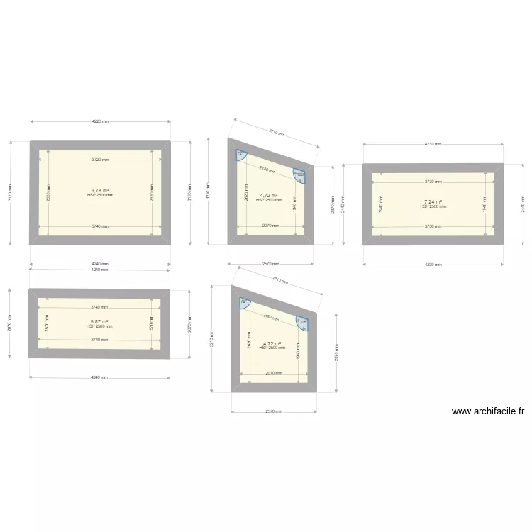 Labo Salle d'eau. Plan de 