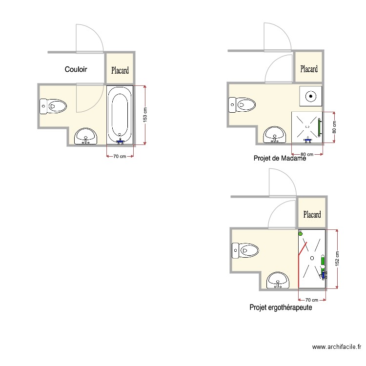 salle de bain . Plan de 0 pièce et 0 m2