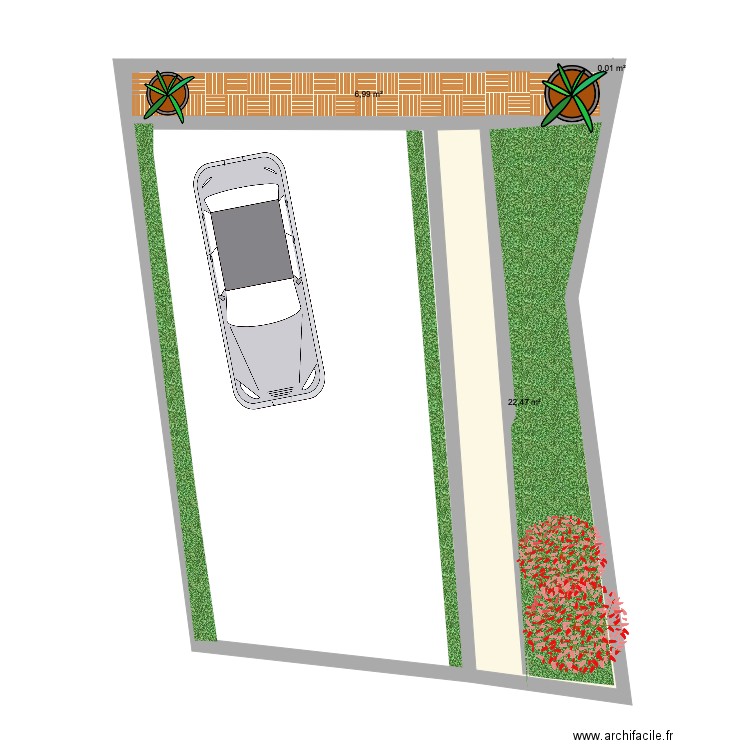 Verdun dehors. Plan de 0 pièce et 0 m2