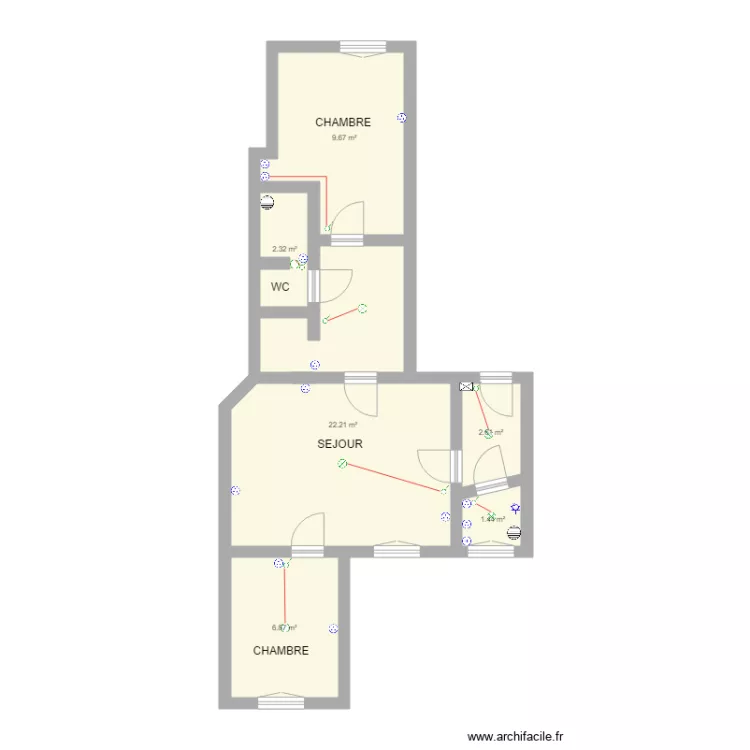 PLAN DELPHINE. Plan de 