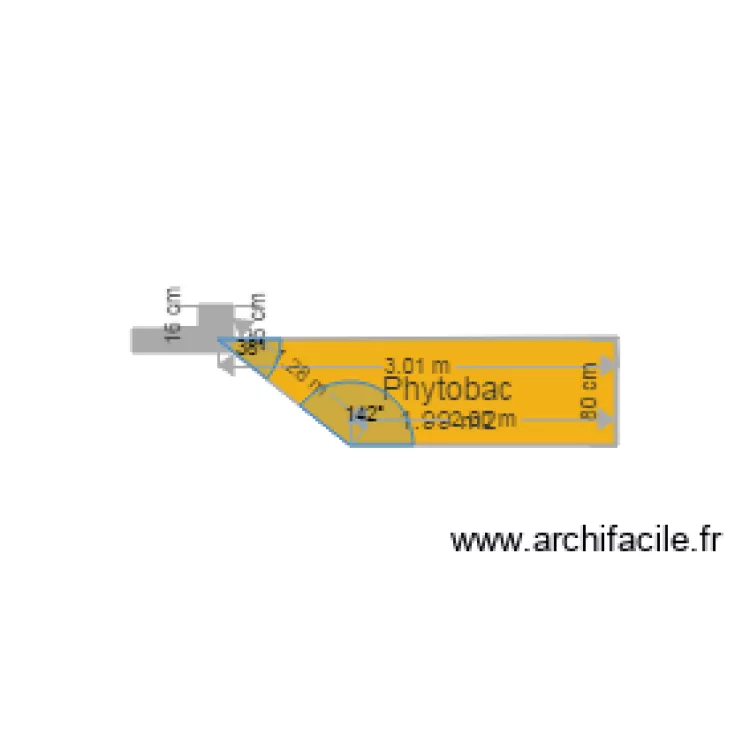 phytobac vue de cot&eacute;. Plan de 