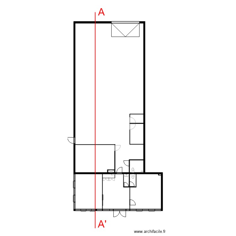 INORIX Formation trait de coupe. Plan de 0 pièce et 0 m2