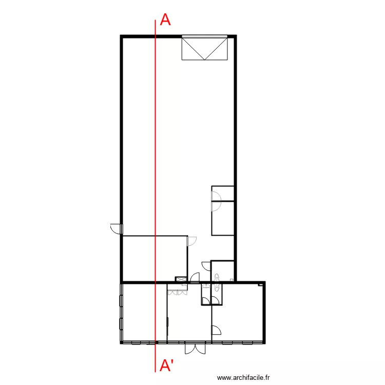 INORIX Formation trait de coupe. Plan de 