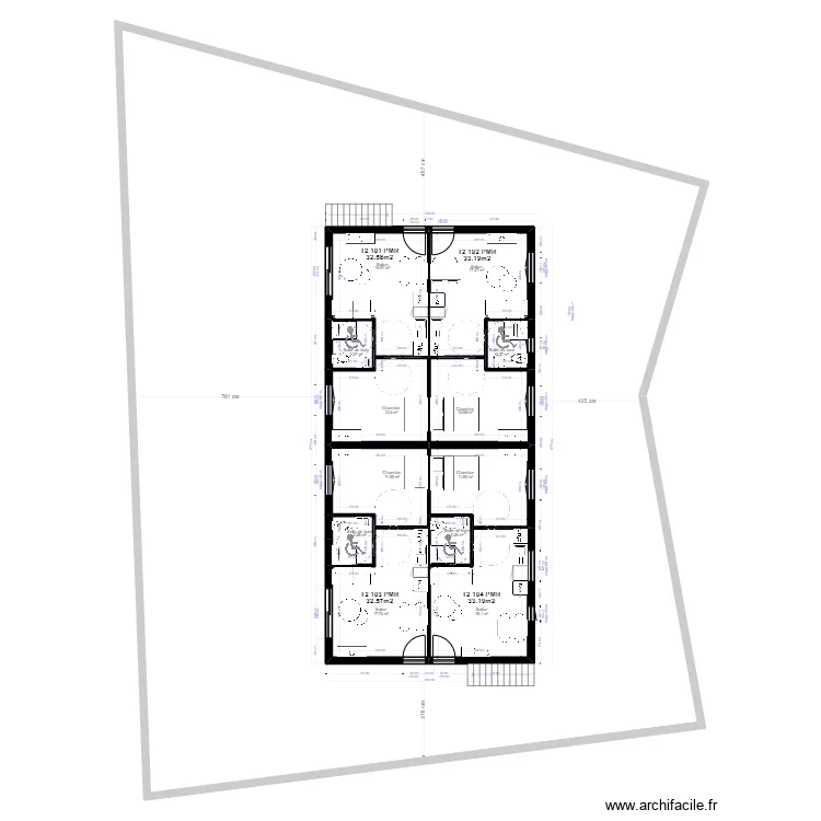 Plan Terrains Lamy cotations BANQUE2. Plan de Plan Terrains Lamy cotations BANQUE2. Plan de