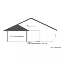 FACADE SUD APR&Egrave;S TRAVAUX