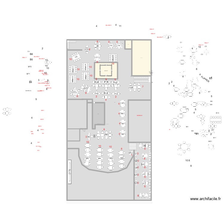 etg stadium. Plan de 0 pièce et 0 m2