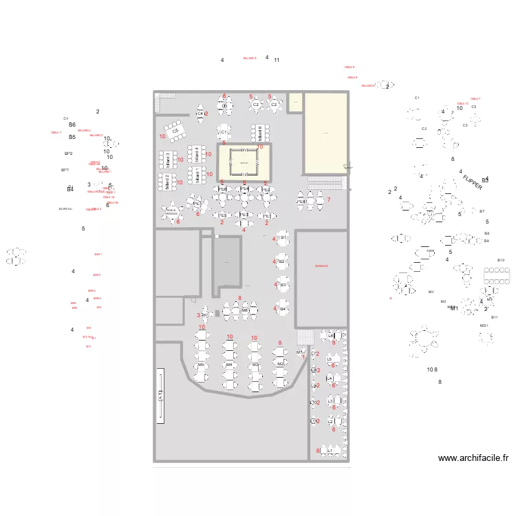 etg stadium. Plan de 