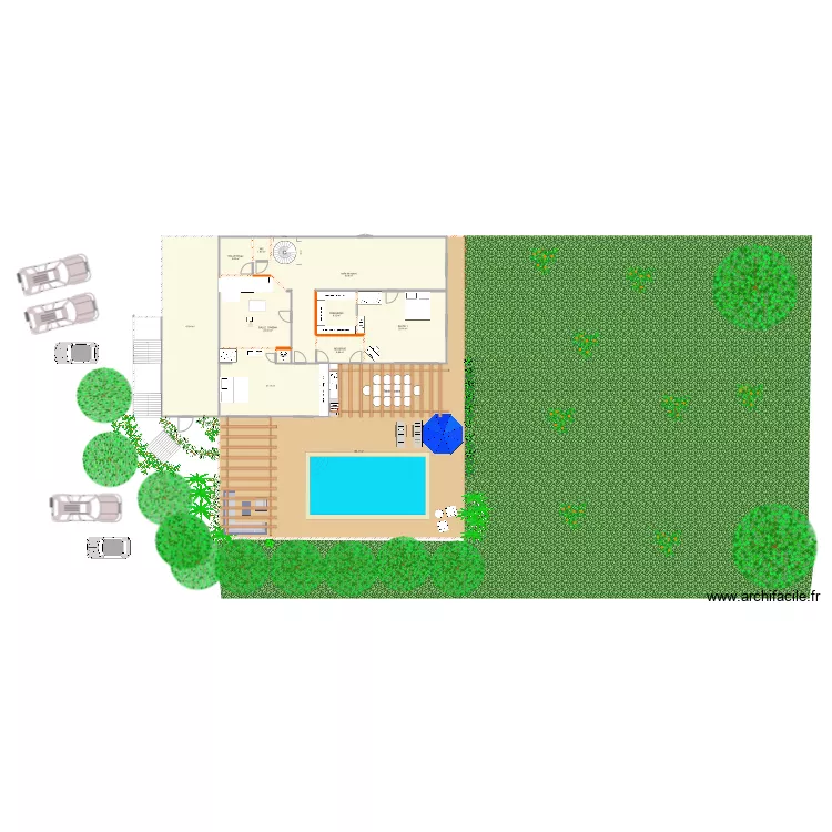 plan bas papa SANS STUDIO TERRASSE. Plan de plan bas papa SANS STUDIO TERRASSE. Plan de