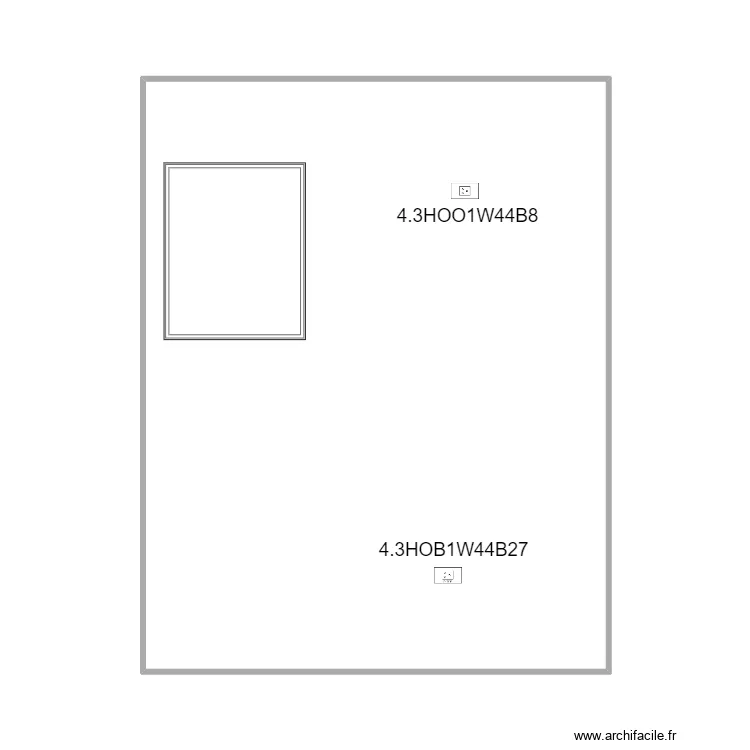 wall 44 BBQ plugs X 3. Plan de 