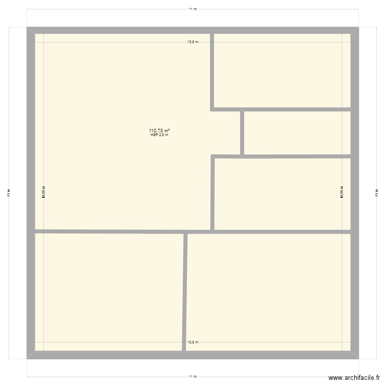modif. Plan de 0 pièce et 0 m2