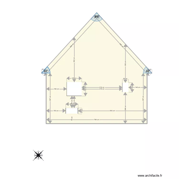Facade NORD EST Essai 2. Plan de 