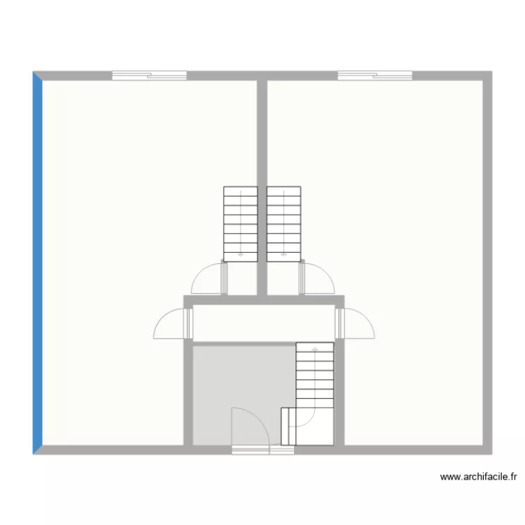 maison 1er. Plan de 