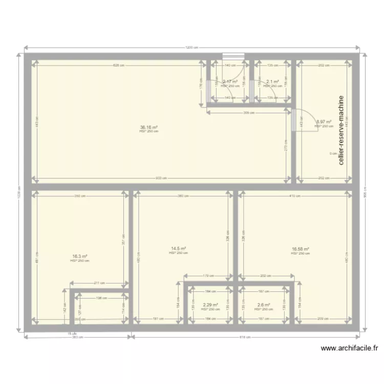 4ch conteneur. Plan de 
