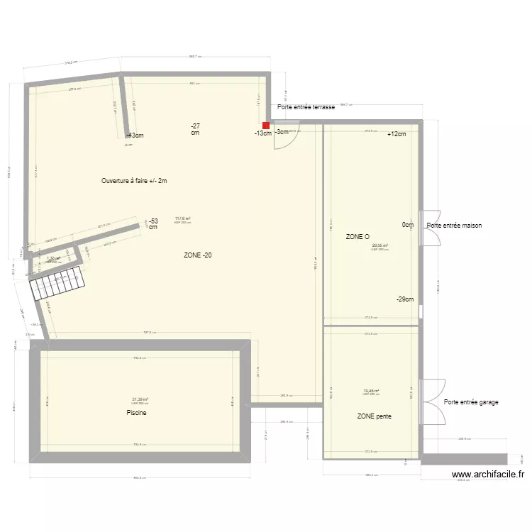 Pontos extérieur. Plan de Pontos extérieur. Plan de
