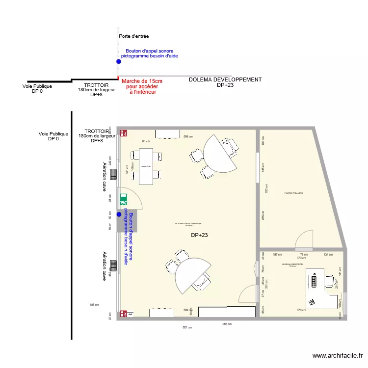 DOLEMA DEVELOPPEMENT APRES TRAVAUX. Plan de 