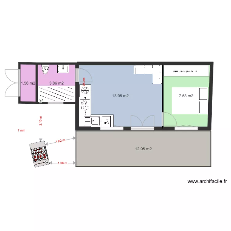 MOBIL HOME MONTA SDB GAUCHE 7 2. Plan de 