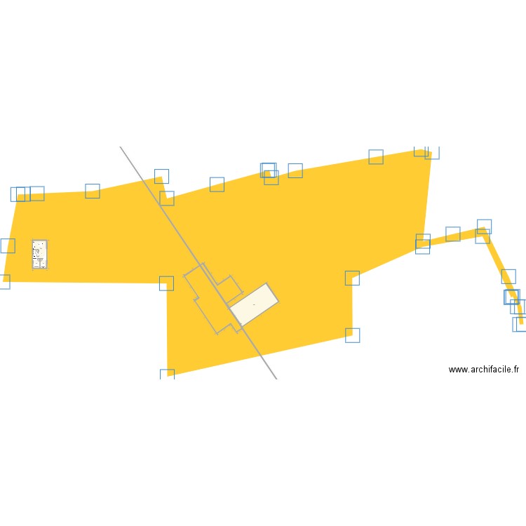 projet rosc. Plan de 13 pièces et 397 m2