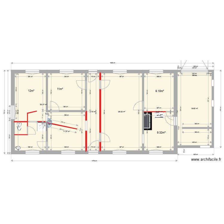 Pe Sec Rdc 2 retracé. Plan de 0 pièce et 0 m2