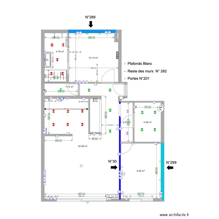 Projet Guerin . Plan de 0 pièce et 0 m2