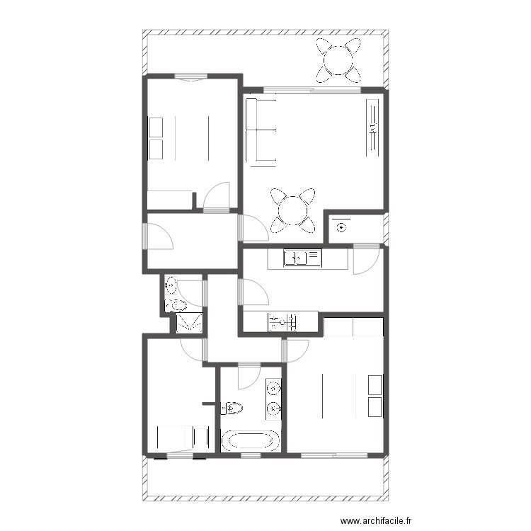 Pompeu. Plan de 0 pièce et 0 m2