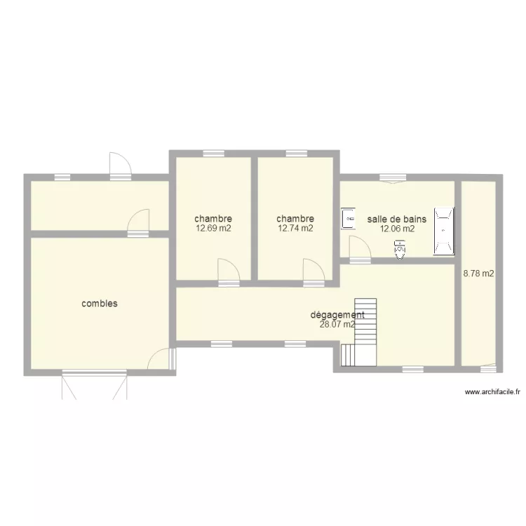 etage 6bis. Plan de etage 6bis. Plan de