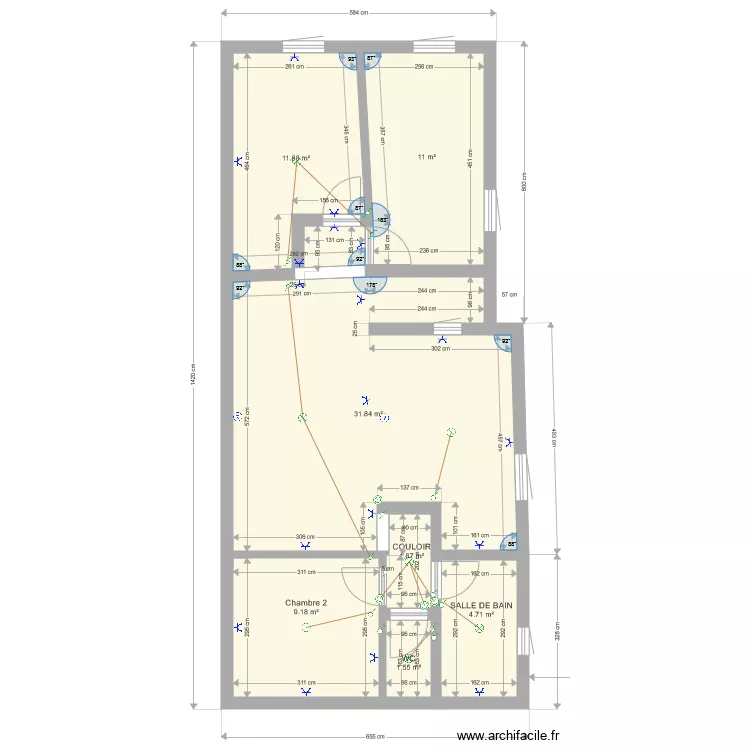depandance 2021. Plan de 
