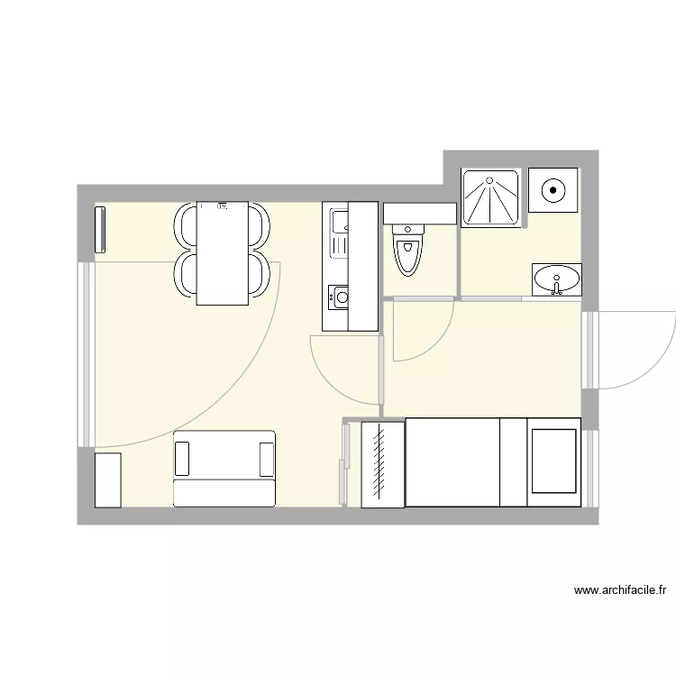 La Borgia Contamines. Plan de 