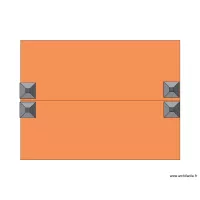 plan de toiture actuel